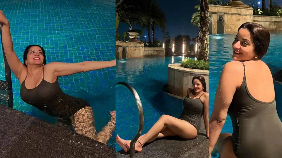 Monalisa's Hot Look in the Swimming Pool: মোনালিসার হট অ্যান্ড সেক্সি লুক পুলসাইডে, সোশ্যাল মিডিয়ায় ঝড় তুলেছে