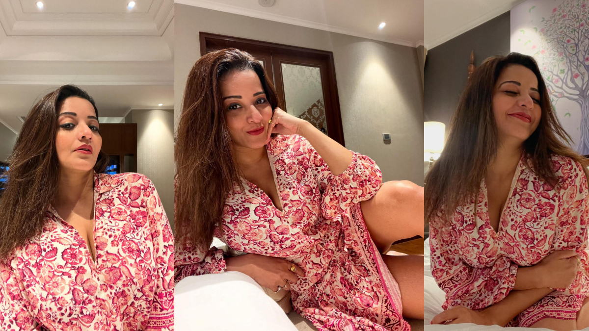 Monalisa in a Short Kurti, Cleavage on Display:   হট লুকে মোনালিসা, সোশ্যাল মিডিয়ায় আগুন! ঝুমা বৌদির নয়া অবতার ঘিরে চর্চা তুঙ্গে