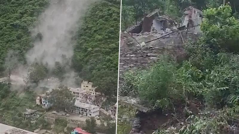 Devprayag Landslide Video: দেবপ্রয়াগে নামল ধস, পাথরের আঘাতে ভেঙে পড়ল সব বাড়ি, ঘর, দেখুন ভয়াবহ ভিডিয়ো