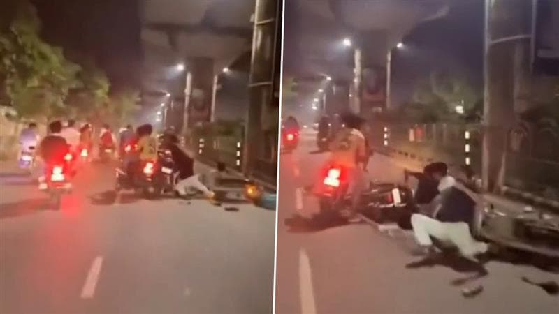 Bike Accident In Lucknow: রাতের অন্ধকারে বাইকের দাপাদাপি, স্টান্ট করতে গিয়ে আহত মোটরসাইকেল আরোহী