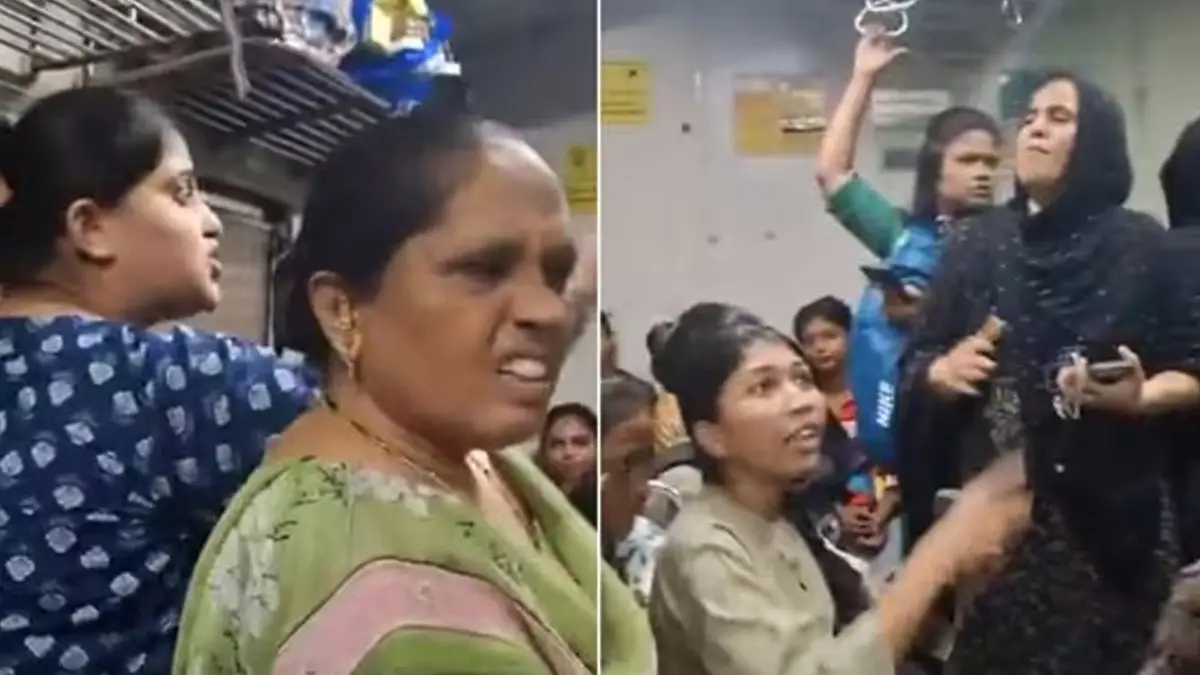 Mumbai Local Train Viral Video:'মারাঠি না জানলে মুম্বই ছাড়ো' এবার লোকাল ট্রেনে ভাষা বিতর্কের ঝড়, ভাইরাল ভিডিয়ো