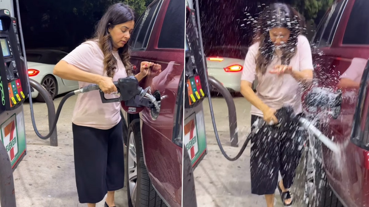 Viral Video: গাড়িতে পেট্রোল ভরতে গিয়ে ভয়াবহ কীর্তি, বন্যার মত ধেয়ে এল দাহ্য তেল, দেখুন পাক মহিলার কী পরিস্থিতি হল