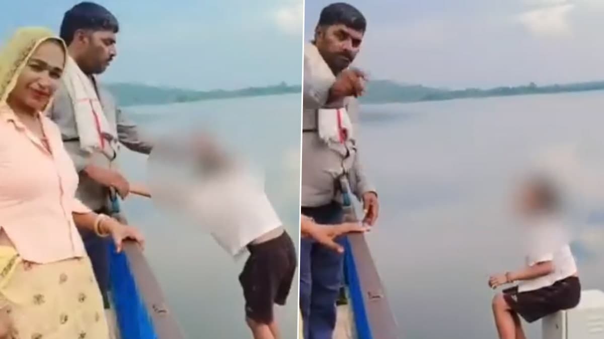 Reel Craze VIdeo: রিল নিয়ে 'পাগলামি', ভিডিয়ো করতে ছোট্ট সন্তানকে বাঁধের উপর ঠেলে দিলেন বাবা, দেখুন ভাইরাল ক্লিপস