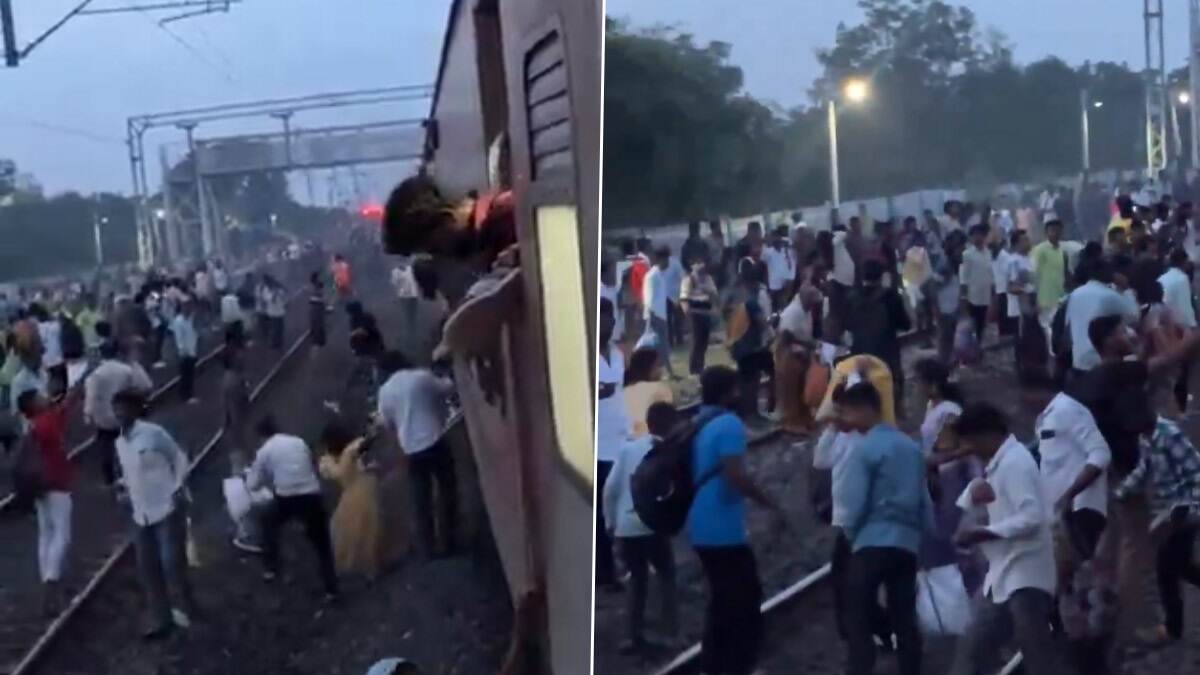 Train Fire: ট্রেনে আগুন, গলগল করে বেরোচ্ছে ধোঁয়া, আতঙ্কে ঝাঁপ যাত্রীদের দেখুন