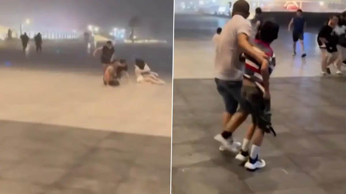 Typhoon Wipah Viral Video: হাওয়ার দাপটে উড়ে যাওয়ার জোগাড়, চিনে ঘূর্ণিঝড় আতঙ্ক, ভাইরাল ভিডিয়ো