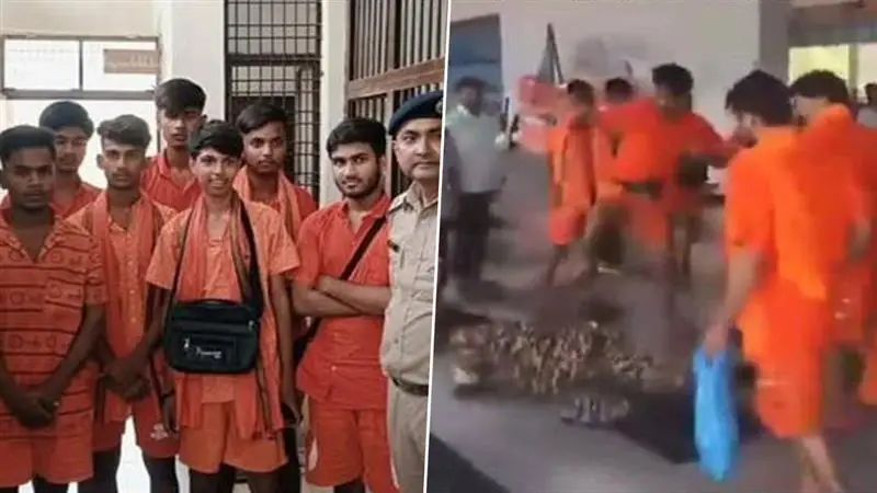 UP Viral Video: টিকিট কাটা নিয়ে বচসা, সিআরপিএফ জওয়ানকে মাটিতে ফেলে মারধর কানওয়ার যাত্রীদের, ভাইরাল সিসিটিভি ফুটেজ