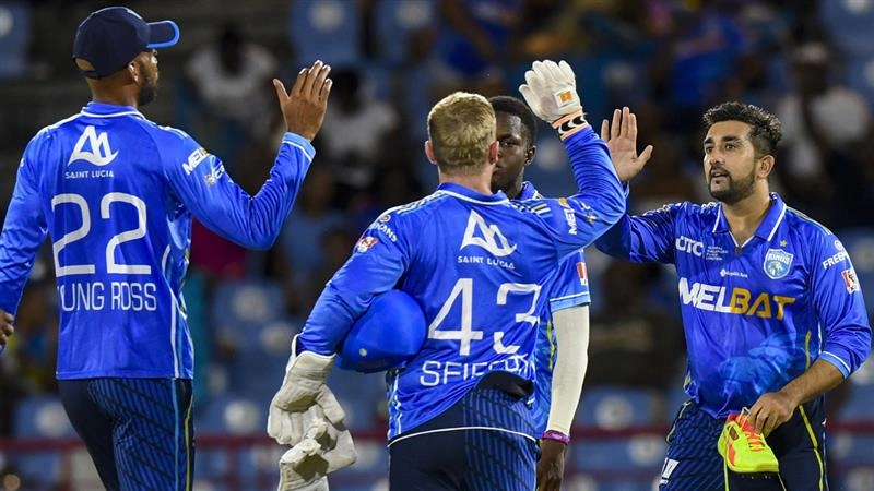Saint Lucia Kings vs St Kitts and Nevis Patriots: ব্যর্থ রিজওয়ানের ইনিংস, শামসির বোলিংয়ে সেন্ট কিটস অ্যান্ড নেভিস প্যাট্রিয়টসকে হারাল সেন্ট লুসিয়া কিংস