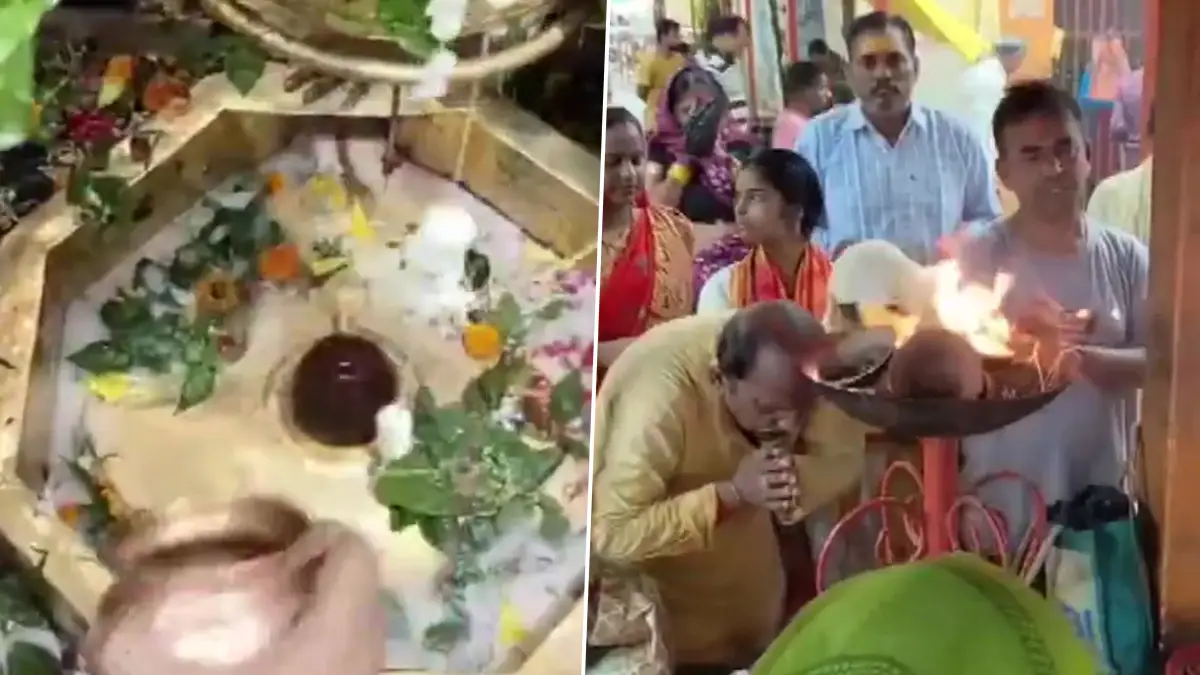 Last Monday Of The Holy Month Of 'Saavan': পবিত্র 'শ্রাবণ' মাসের শেষ সোমবারে, ভারত জুড়ে বিভিন্ন শিব মন্দিরে বিপুল সংখ্যক ভক্তদের ভিড় (দেখুন ভিডিও)