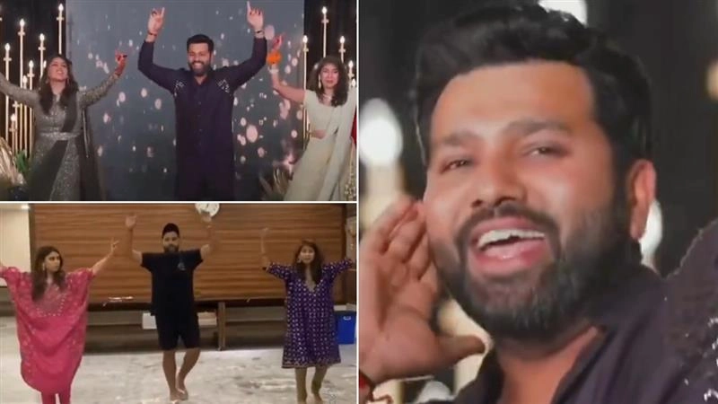 Rohit Sharma Dance Video: ফের ভাইরাল স্ত্রী রিতিকার সঙ্গে রোহিতের শ্যালকের বিয়েতে নাচের ভিডিও