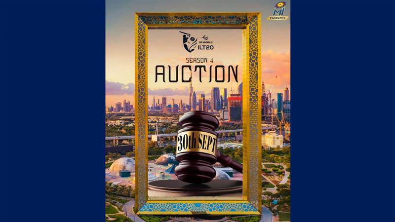 ILT20 Auction: ইন্টারন্যাশনাল লিগ টি-২০ এর প্রথম নিলাম আয়োজিত হবে সেপ্টেম্বরে, নিলামে ৬টি দলের বাজেট ৪.৮ মিলিয়ন মার্কিন ডলার