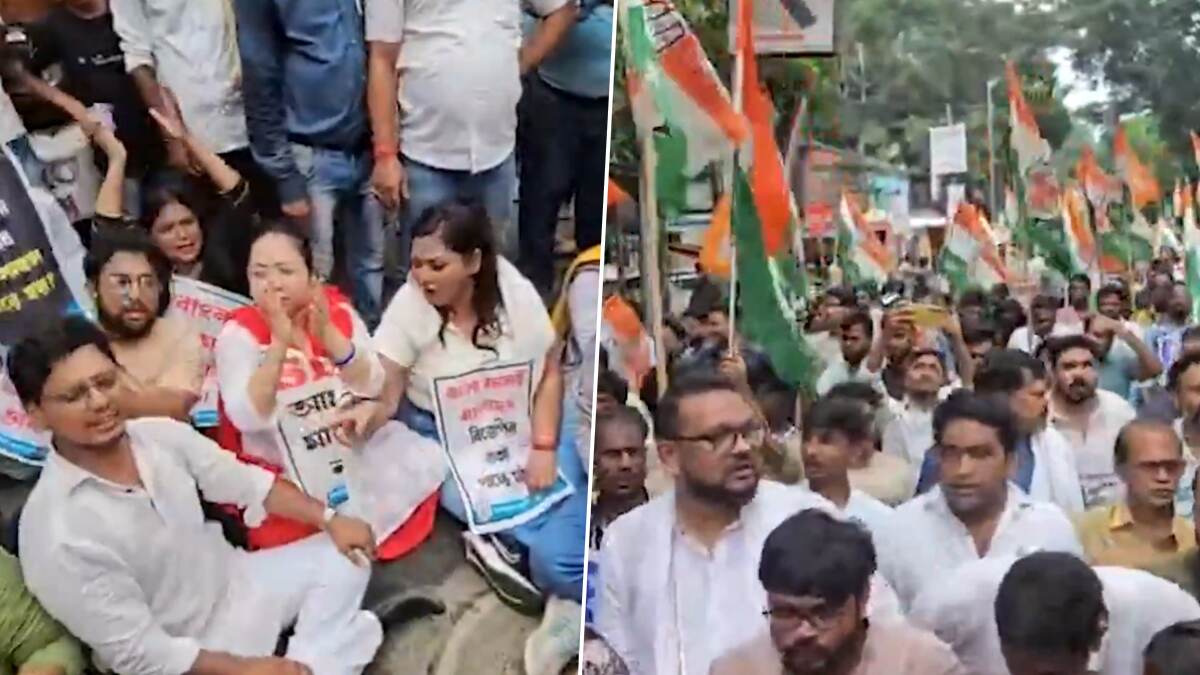 Congress: ভিনরাজ্যে বাঙালি হেনস্থা ও এসআইআর-এর প্রতিবাদে রাজভবন অভিযান কংগ্রেসের, মিছিল আটকানো হল ধর্মতলায়