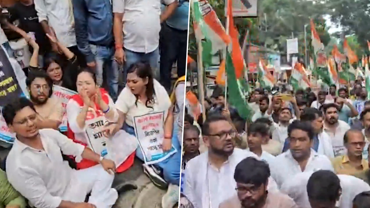 Congress: ভিনরাজ্যে বাঙালি হেনস্থা ও এসআইআর-এর প্রতিবাদে রাজভবন অভিযান কংগ্রেসের, মিছিল আটকানো হল ধর্মতলায়