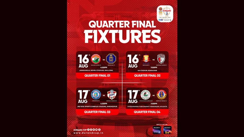 Durand Cup 2025 Quarter Final: ডুরান্ড কাপের গ্রুপ পর্বের খেলা শেষে সামনে এল কোয়ার্টার ফাইনালের সূচী, ১৭ আগস্ট মুখোমুখি মোহন-ইস্ট