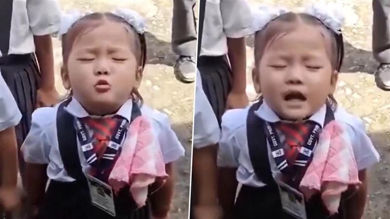 National Anthem By Cute Little Girl: অরুণাচল প্রদেশের নাম না জানা খুদের কণ্ঠে জাতীয় সঙ্গীত ভাইরাল সোশ্যাল মিডিয়ায়, দেখে নিন সেই ভিডিও