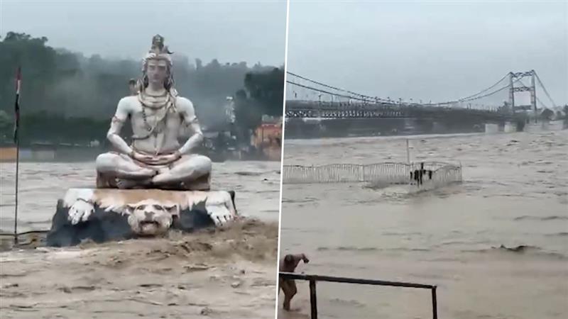Uttarakhand Ganga Water Level Rise: ঋষিকেশে বিপদসীমার ওপর দিয়ে বইছে গঙ্গা, পরিস্থিতির দিকে নজর প্রশাসনের (দেখুন ভিডিও)