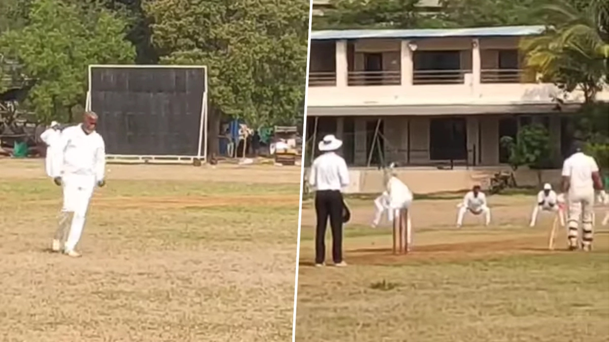 Vinod Kambli’s Brother Virendra Video: ক্রিকেট খেলছেন বিনোদ কাম্বলির ভাই বীরেন্দ্র, ভাইরাল তার বোলিং অ্যাকশন