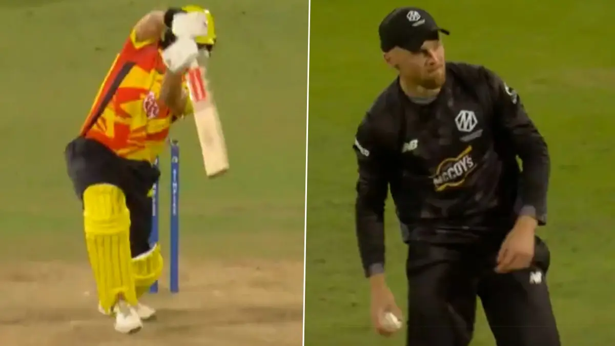 Phil Salt Stunning Catch Video: দ্য হান্ড্রেডে অবিশ্বাস্য ফ্লাইং ক্যাচ ফিল সল্টের, দেখুন ভাইরাল ভিডিও