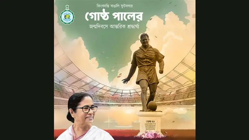 Gostha Pal's 129th Birth Anniversary: প্রবাদপ্রতিম ফুটবলার গোষ্ঠ পালের ১২৯ তম জন্ম দিবস আজ, এক্স হ্যান্ডেলে পোস্ট করে শ্রদ্ধা জানলেন মুখ্যমন্ত্রী মমতা বন্দ্যোপাধ্যায়