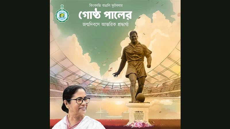 Gostha Pal's 129th Birth Anniversary: প্রবাদপ্রতিম ফুটবলার গোষ্ঠ পালের ১২৯ তম জন্ম দিবস আজ, এক্স হ্যান্ডেলে পোস্ট করে শ্রদ্ধা জানলেন মুখ্যমন্ত্রী মমতা বন্দ্যোপাধ্যায়