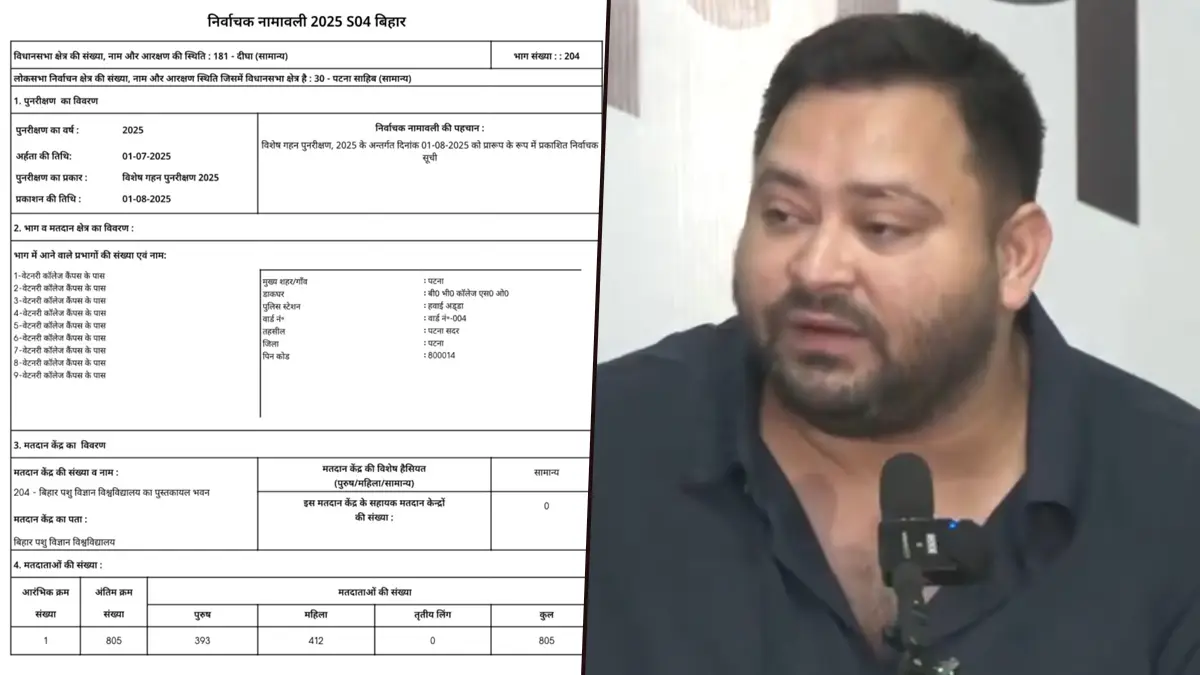 Bihar SIR: বাদ যায়নি নাম, রটানো হচ্ছে ভুয়ো খবর, ভোটার তালিকা থেকে তেজস্বীর নাম বাদ যাওয়ার দাবি ওড়ালেন অমিত মালব্য