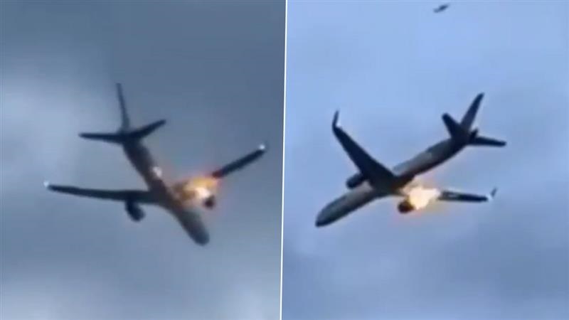 Engine Blast In Plane: শিয়রে মৃত্যু, মাঝ আকাশে ইঞ্জিনে বিস্ফোরণ, ২৭৩ জনকে নিয়ে আগুন জ্বলছে বিমানে, দেখুন আঁতকে ওঠা ভিডিয়ো
