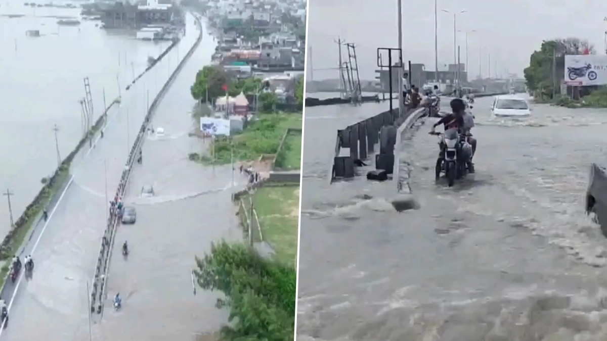 Gujarat Rain: অতিবৃষ্টিতে বিপর্যস্ত মোদী রাজ্য, জলের তলায় বিস্তীর্ণ এলাকা, দেখুন ভিডিয়ো