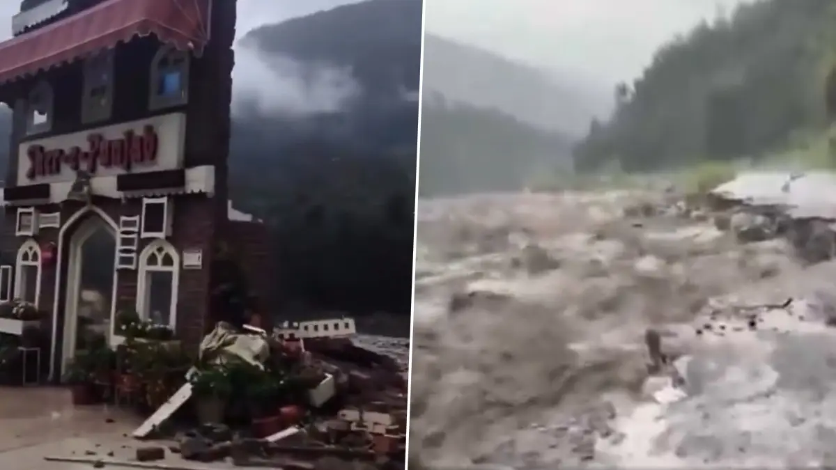 Himachal Pradesh Floods Video:  হিমাচল কি হারিয়ে যাবে ভারতের মানচিত্র থেকে? তলিয়ে যাচ্ছে বাড়িঘর, রেস্তোরাঁ; রাস্তা গিলছে নদী, দেখুন আঁতকে ওঠা ভিডিয়ো