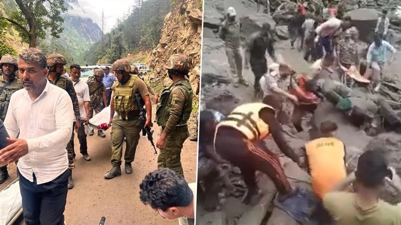 Kishtwar Cloudburst: কিশতোয়ারে ভয়াবহ দুর্যোগ, দেখুন কাঁদা, মাটি খুঁড়ে মৃতদেহ খুঁজছে সেনা