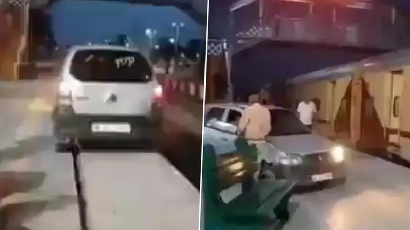 Meerut Viral Video: মদ্যপ অবস্থায় গাড়ি নিয়ে সোজা গাড়ি নিয়ে প্ল্যাটফর্মে, ভিডিয়ো ভাইরাল হতেই আটক চালক