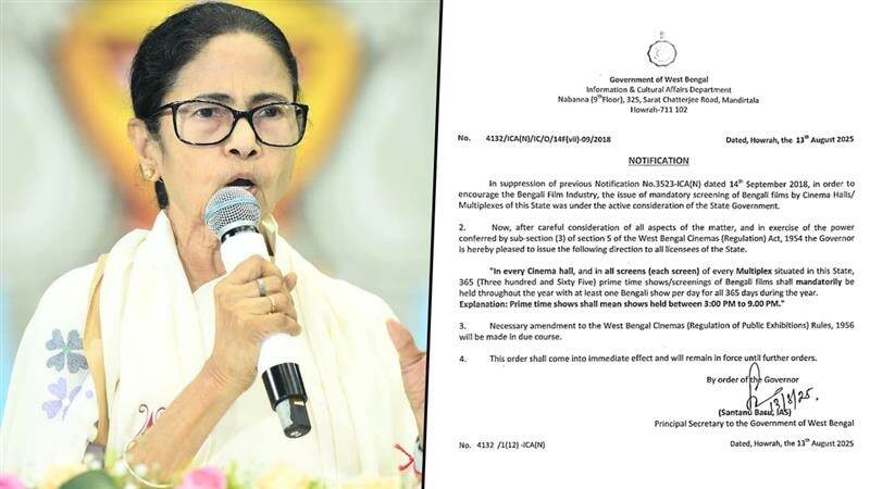 West Bengal: রাজ্যের প্রত্যেকটি সিনেমা হলে চলবে বাংলা ছবি, জানাল নবান্ন