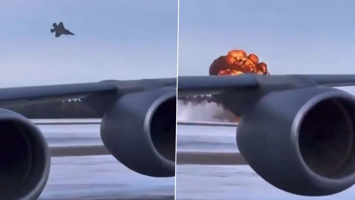 Horrific Video Of  Plane Crash: আগুনের গোলার মত জ্বলতে জ্বলতে মাটিতে ভেঙে পড়ল বিমান, দেখুন সেই ভয়াবহ ভিডিয়ো