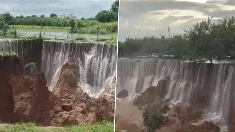 Heavy Rain In Rajasthan: অতিবৃষ্টিতে বিপর্যস্ত রাজস্থান, বাঁধ উপচে ২ কিমি লম্বা গহ্বর সৃষ্টি, আতঙ্কে রাত কাটছে গ্রামবাসীদের