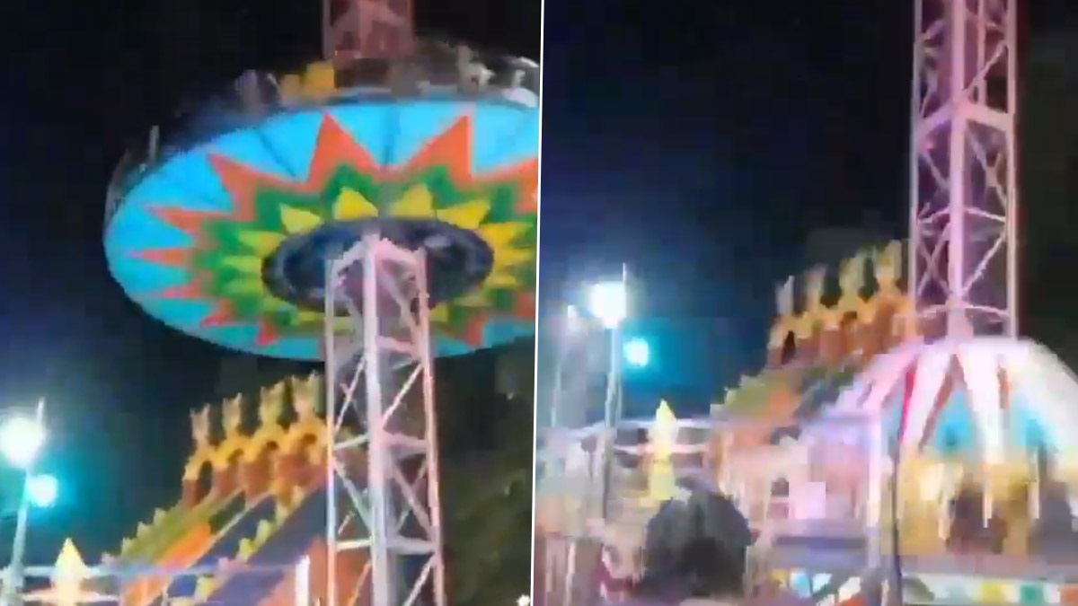 Ride Collapses Video: ঘুরতে ঘুরতে হঠাৎ ভেঙে পড়ল নাগরদোলা, উপর থেকে মুহূর্তে নীচের গভীর গর্তে পড়ল মানুষ, দেখুন শিউরে ওঠা ভিডিয়ো