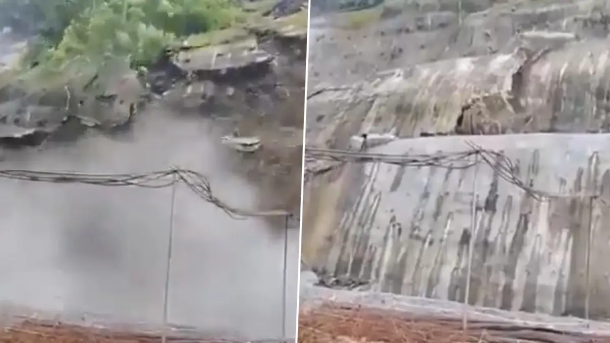 Sevoke–Rongpo Landslide Video: হুড়মুড়িয়ে ভাঙছে পাহাড়, ভিডিয়োতে দেখুুন কী পরিস্থিতি সিকিমে