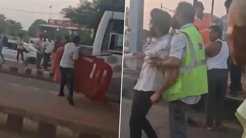 BJP MLA's Nephew Abuses Toll Employees: 'আমার কাকা বিধায়ক' বলে চেঁচিয়ে 'গুন্ডাগিরি' ভাইপোর, দেখুন ভাইরাল ভিডিয়ো