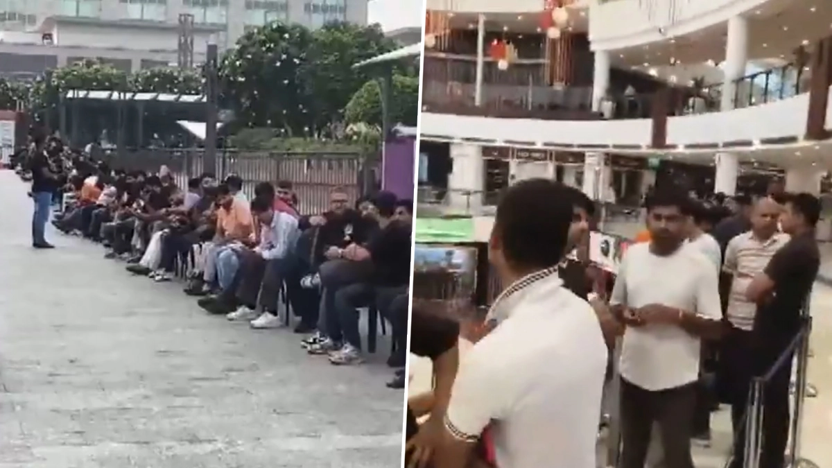 Apple iPhone 17 Series: আজ থেকে ভারতে বিক্রি শুরু আইফোন ১৭ সিরিজের, রাত থেকেই লাইনে অ্যাপল ভক্তরা (দেখুন ভিডিও)