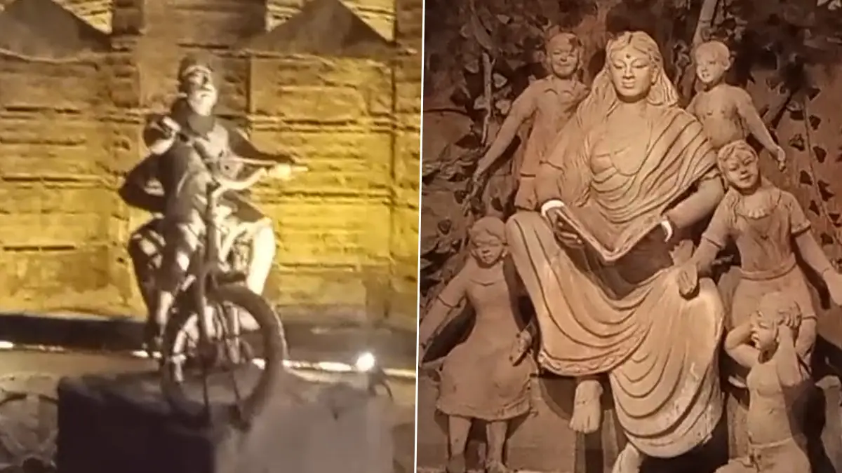 Durga Puja 2025: মোবাইল আসক্তি ও শিশুর থিমে সেজে উঠছে রামকৃষ্ণ ব্যায়াম শিক্ষা সংঘের ৭৭তম দুর্গোৎসব, দেখে নিন এক ঝলকে