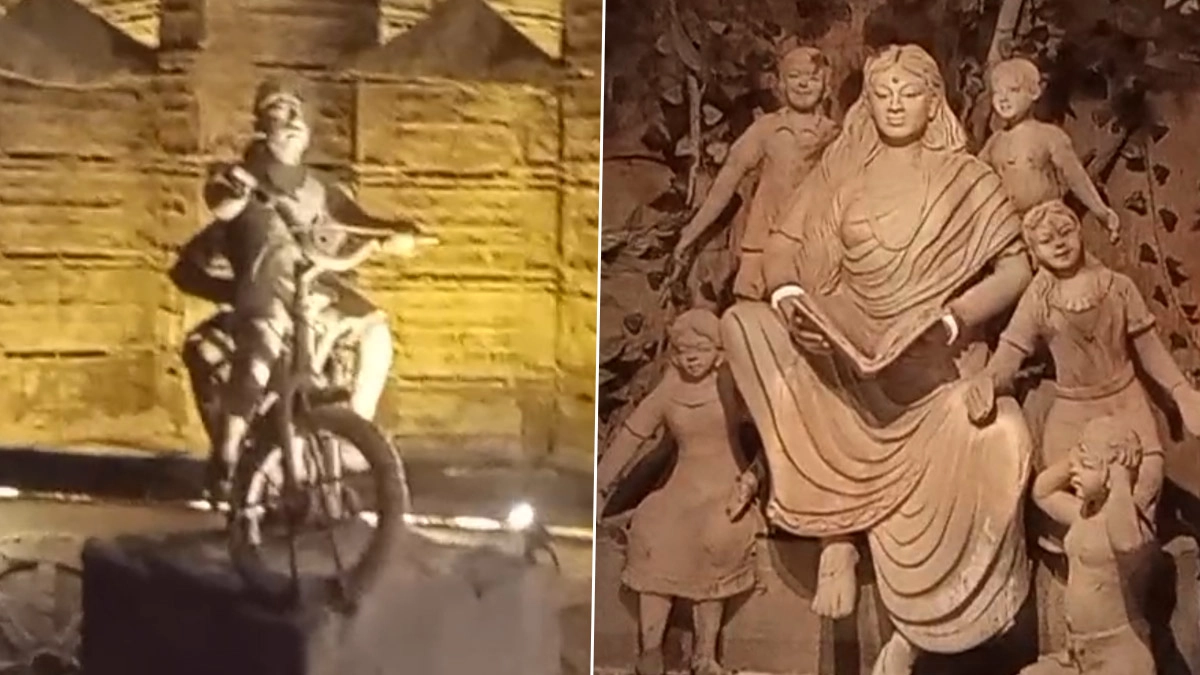 Durga Puja 2025: মোবাইল আসক্তি ও শিশুর থিমে সেজে উঠছে রামকৃষ্ণ ব্যায়াম শিক্ষা সংঘের ৭৭তম দুর্গোৎসব, দেখে নিন এক ঝলকে