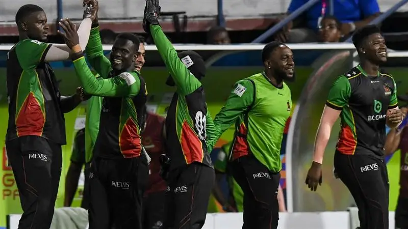 Barbados Royals vs St Kitts and Nevis Patriots, CPL 2025 Scorecard: ১ রানের রুদ্ধশ্বাস জয়ে বেঁচে সেন্ট কিটস অ্যান্ড নেভিস প্যাট্রিয়টসের প্লে-অফের আশা, বাদ বার্বাডোস রয়্যালস