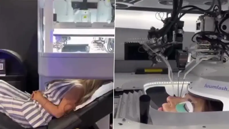 Robots Eyelash Extensions: পুজোর আগে রোবটের মাধ্যমে সুন্দর করান চোখের পলক, ভিডিওটি দেখলে চমকে যাবেন