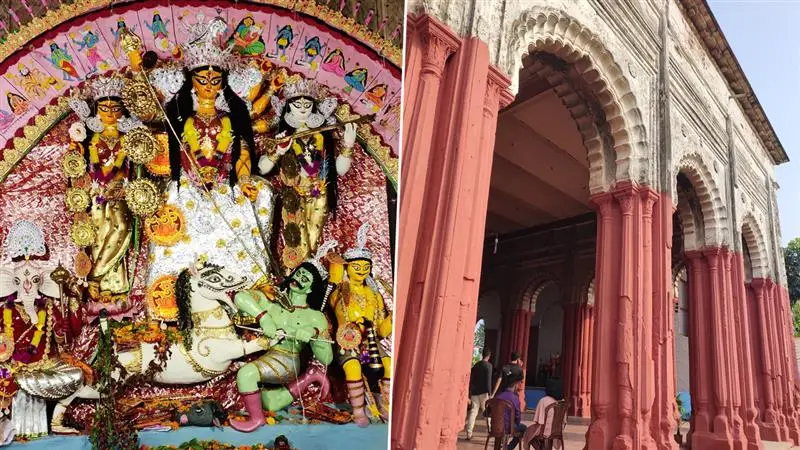 District Durga Puja: নদীয়ার কৃষ্ণনগর রাজবাড়িতে শুরু পুজো, বর্ধমানের অধিষ্ঠাত্রী দেবী সর্বমঙ্গলা মায়ের ঘট উত্তোলনের মধ্য দিয়ে পুজো শুরু পূর্ব বর্ধমানে