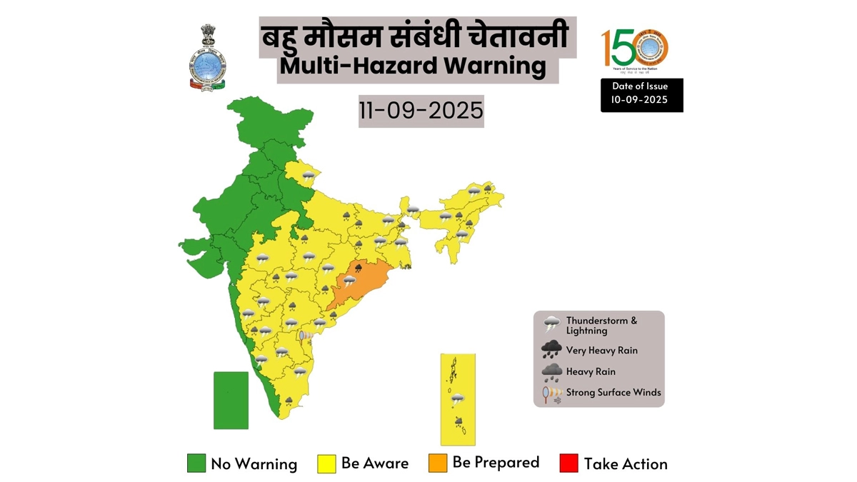 IMD Forecast: উত্তর-পূর্ব ভারতে ভারী বৃষ্টির পূর্বাভাস, কেরল ও অন্ধ্রেও চলবে বর্ষণ জানাল ভারতীয় আবহাওয়া দফতর