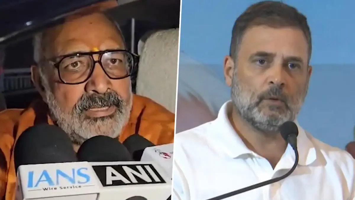 Bihar Election 2025: উনি তো দেশে বোমা হামলার হুমকি দিচ্ছেন, রাহুল গান্ধীর ‘হাইড্রোজেন বোমা’ মন্তব্যের তীব্র সমালোচনা গিরিরাজ সিংয়ের