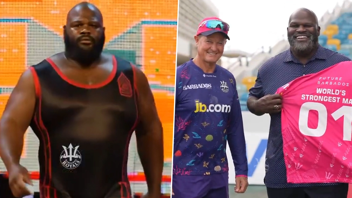 Mark Henry at CPL 2025: ক্যারিবিয়ান লিগে হাজির WWE তারকা মার্ক হেনরি! বার্বাডোস রয়্যালসের থেকে পেলেন বিশেষ জার্সি