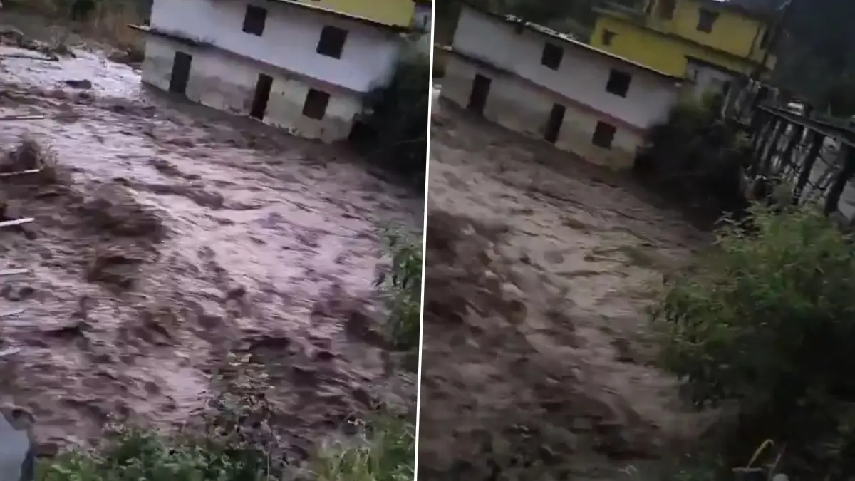 Chamoli Cloudburst Video: রাতের অন্ধকারে নেমে এল বিপর্যয়, পাহাড়ি নদী চামোলিতে ভাসিয়ে নিয়ে গেল একের পর এক বাড়ি, নিখোঁজ বহু