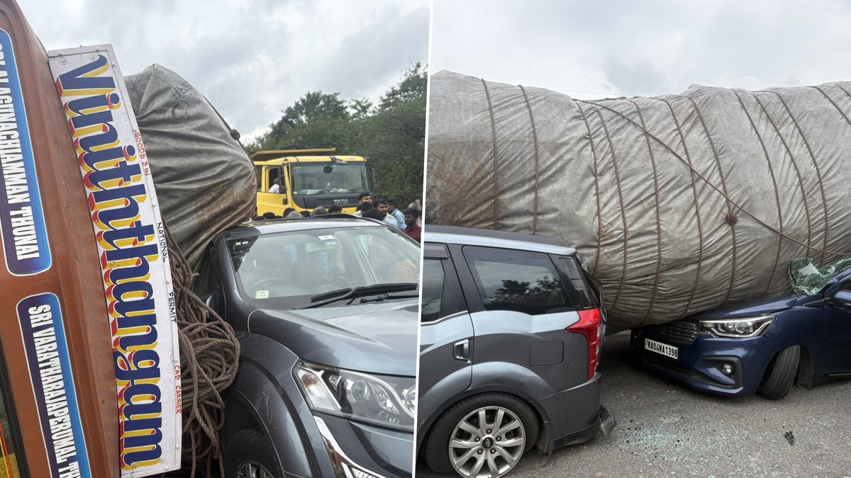 Horrific Accident Photos Goes Viral: গাড়ির উপর উলটে পড়ল বিশালাকার ট্রাক, মদ্যপ চালকের বদান্যতায় চিড়ে চ্যাপ্টা গাড়ি, দেখুন ভয়াবহ ছবি
