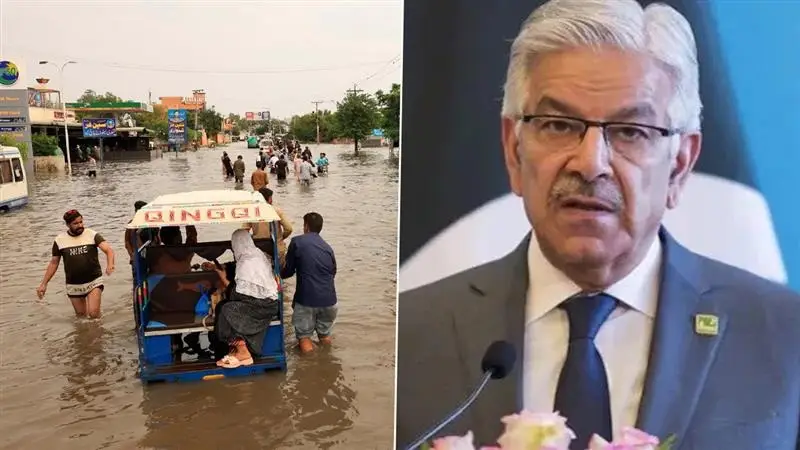 Pakistan Defence Minister On Flood: 'বন্যা আশীর্বাদ, বালতি, টিউব ভরে জল সংরক্ষণ করুন', পাকিস্তানে বন্যায় মৃতপ্রায় মানুষদের নিদান মন্ত্রীর, দেখুন ভিডিয়ো