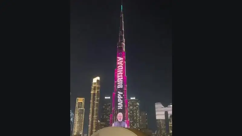 PM Modi's 75th birthday: প্রধানমন্ত্রী নরেন্দ্র মোদীর ৭৫তম জন্মদিন উপলক্ষে আলো আর ছবিতে সেজে উঠল দুবাইয়ের বুর্জ খলিফা (দেখুন ভিডিও)
