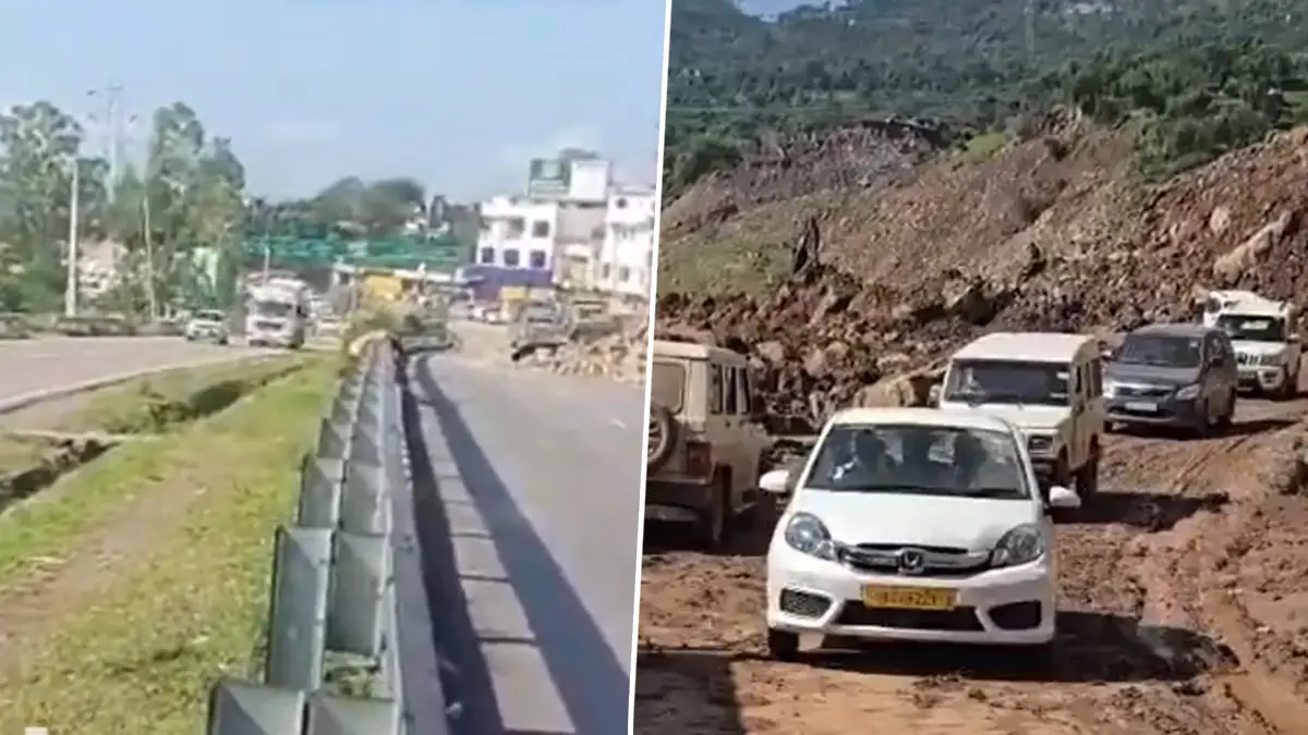 Jammu-Srinagar National Highway:  ভারী বৃষ্টিপাত এবং ভূমিধসের কারণে কয়েকদিন বন্ধ থাকার পর জাতীয় সড়ক-৪৪ আংশিকভাবে যানবাহন চলাচলের জন্য খুলে দেওয়া হয়েছে।