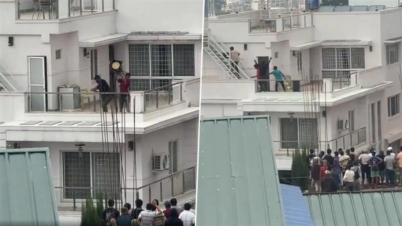 Nepal Unrest: নেপালের প্রাক্তন প্রধানমন্ত্রী প্রচণ্ডর মেয়ের বাড়িতে ভাঙচুর, এখনও গণরোষে উত্তাল ভারতের পড়শি দেশ, দেখুন ভিডিয়ো